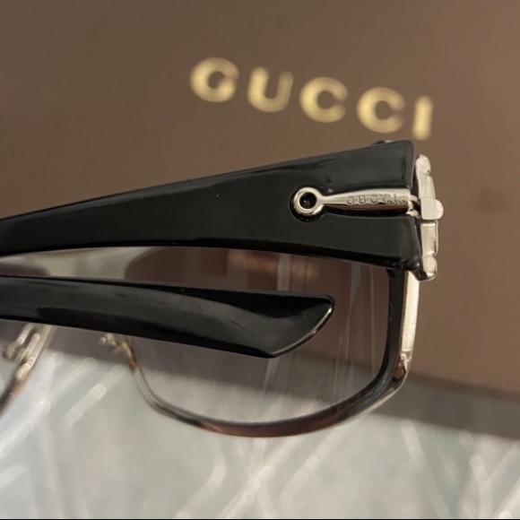 Gucci Sunglasses Luxury Designer Fashion Brand Brown Real Authentic